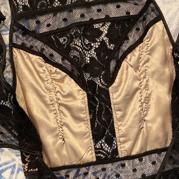 Bebe Black Lace Cutout Dress - Picture 8 of 9